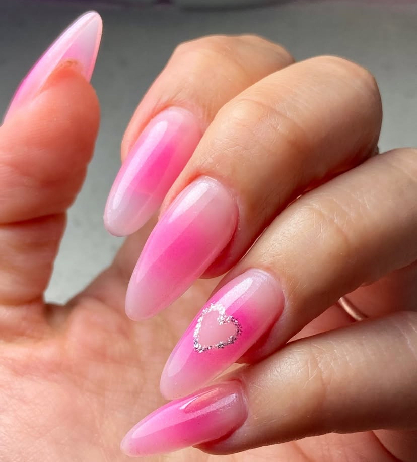 Acrilico esculpido + Esmaltado Permanente